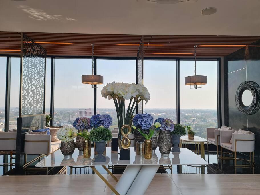 Astra Sky River High Floor,3 Bedrooms 97㎡ 山景房带浴缸 Чиангмай Экстерьер фото